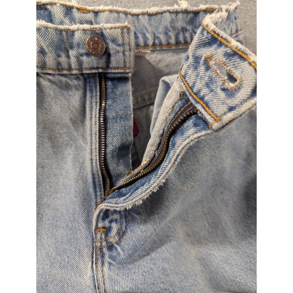 Vintage Levis 551 Jeans Womens SZ 4 Blue Relaxed Fit Tapered Leg Paper Tag Y2K - Picture 12 of 16